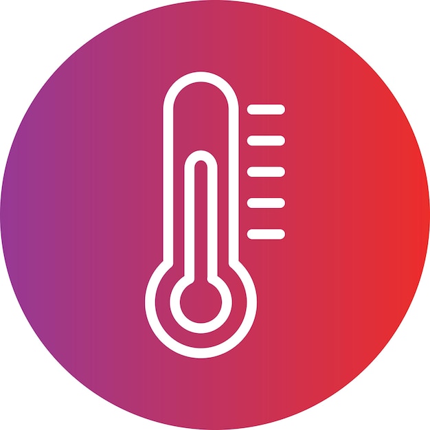 Vectorontwerp thermometer icoon stijl