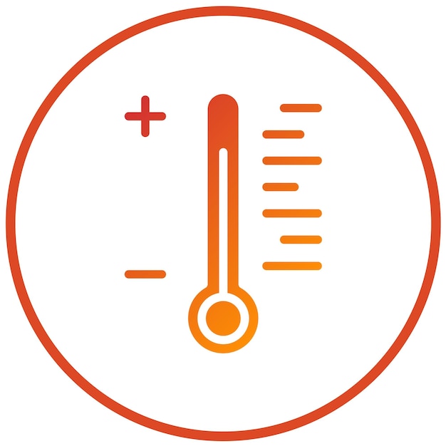 Vectorontwerp thermometer icoon stijl