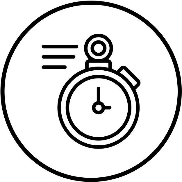 Vectorontwerp Timer Icon Style