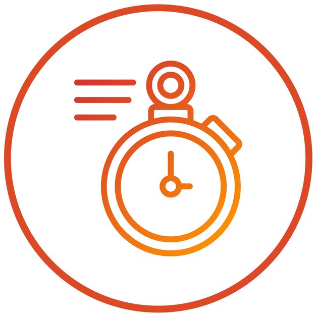Vectorontwerp Timer Icon Style