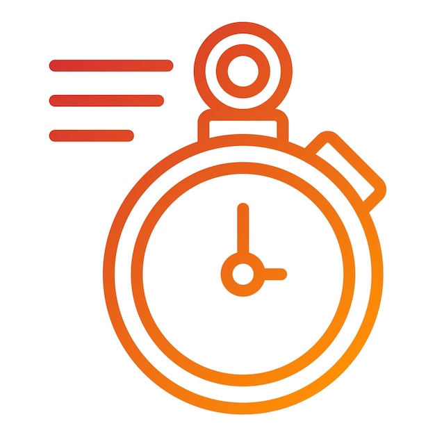Vectorontwerp Timer Icon Style