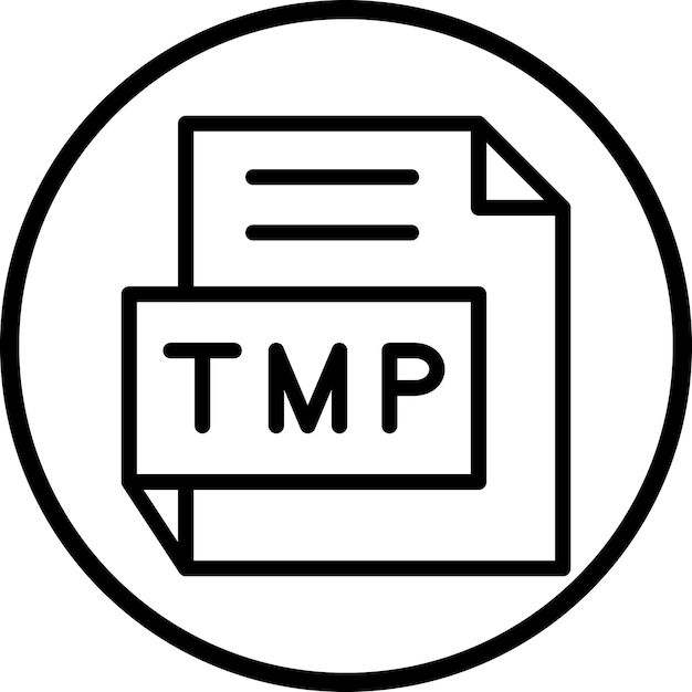 Vectorontwerp TMP Icon Style