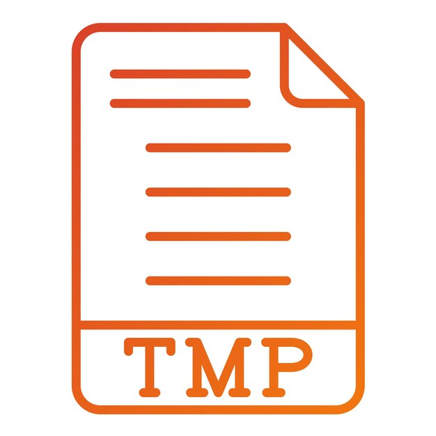 Vectorontwerp TMP Icon Style