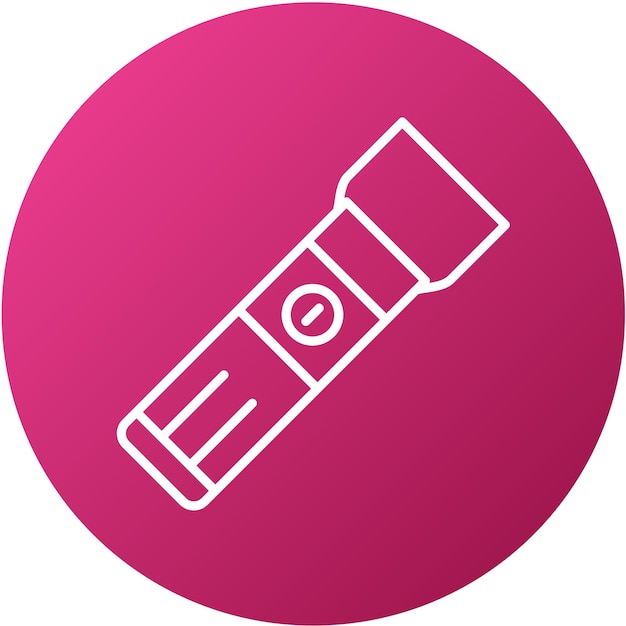 Vectorontwerp Torch Icon Style