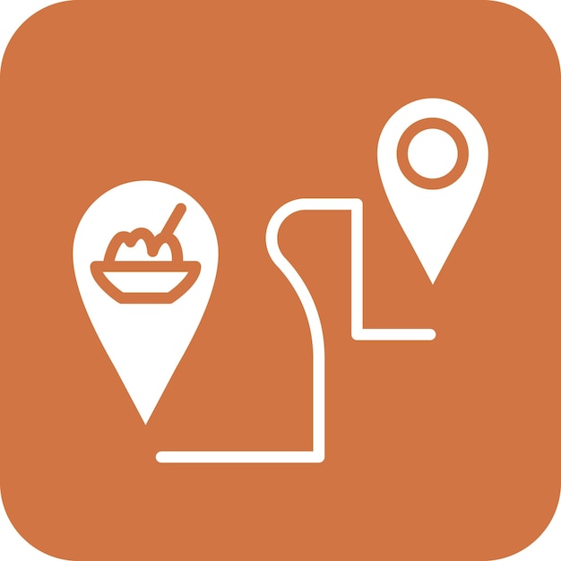 Vectorontwerp Tracking Icon Style