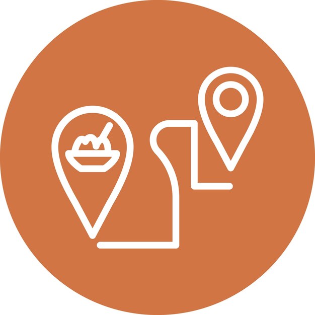 Vectorontwerp Tracking Icon Style