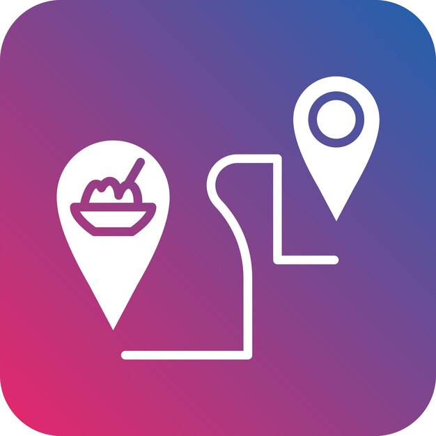 Vectorontwerp Tracking Icon Style