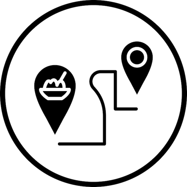 Vectorontwerp Tracking Icon Style