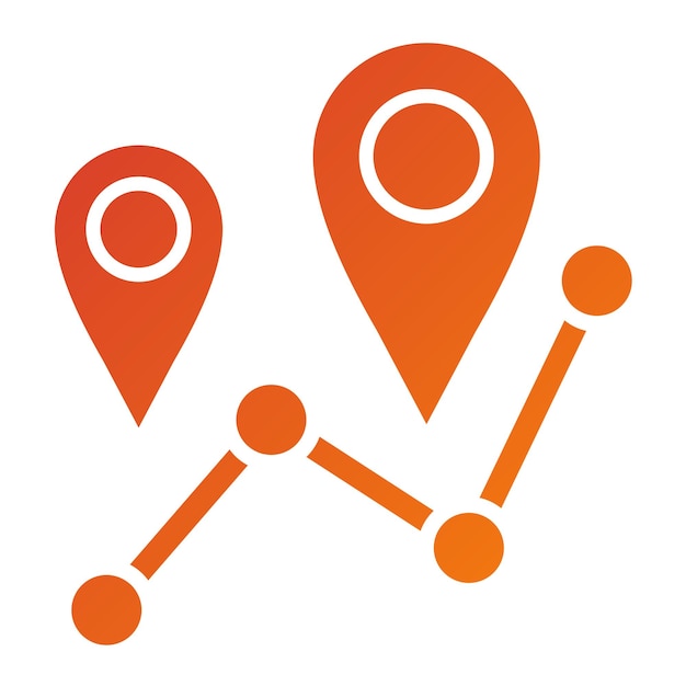 Vectorontwerp Tracking Icon Style