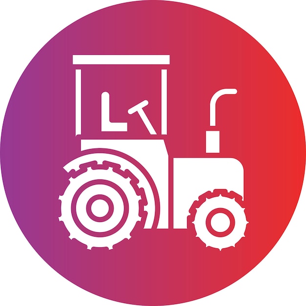 Vectorontwerp Tractor Icon Style