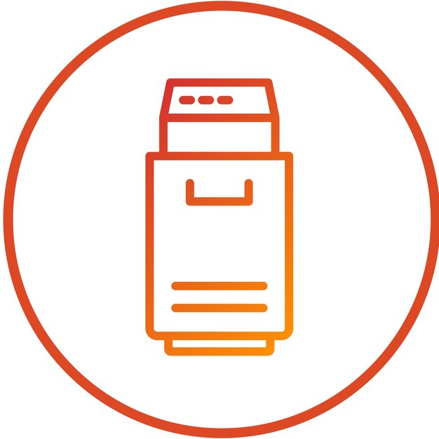 Vectorontwerp Trash compactor Icon Style