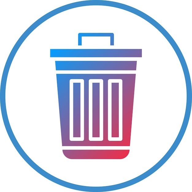 Vectorontwerp Trash Icon Style