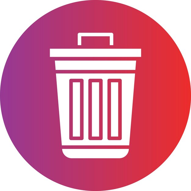 Vectorontwerp Trash Icon Style
