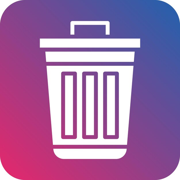 Vectorontwerp Trash Icon Style