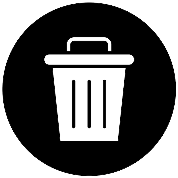 Vectorontwerp Trash Icon Style
