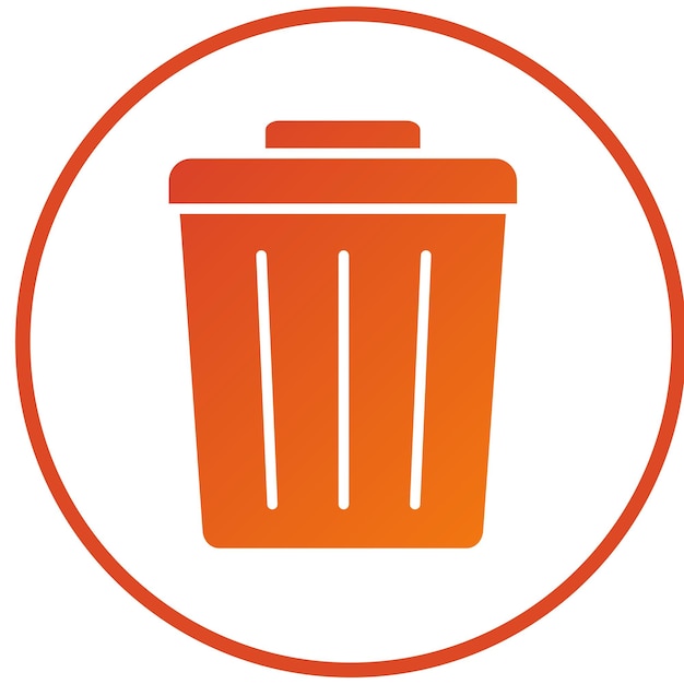 Vectorontwerp Trash Icon Style
