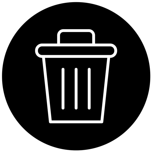 Vectorontwerp Trash Icon Style