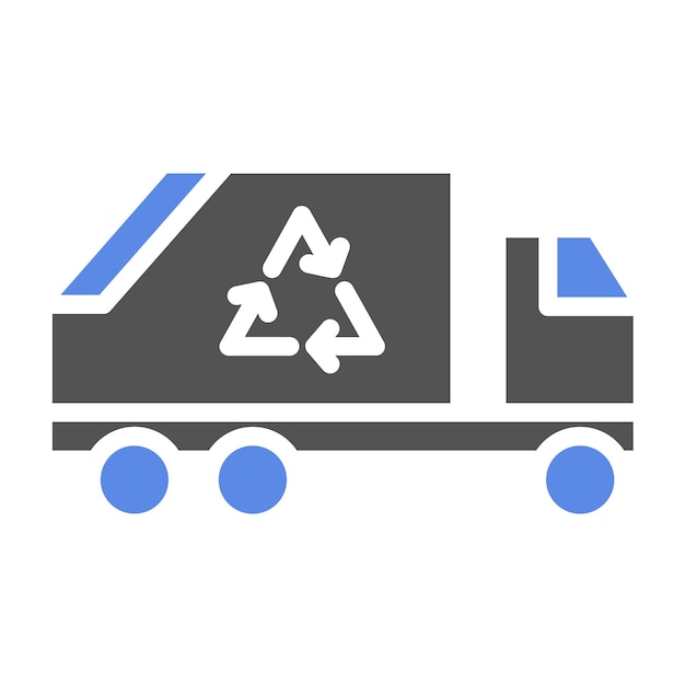 Vectorontwerp Trash Transformer Icon Style