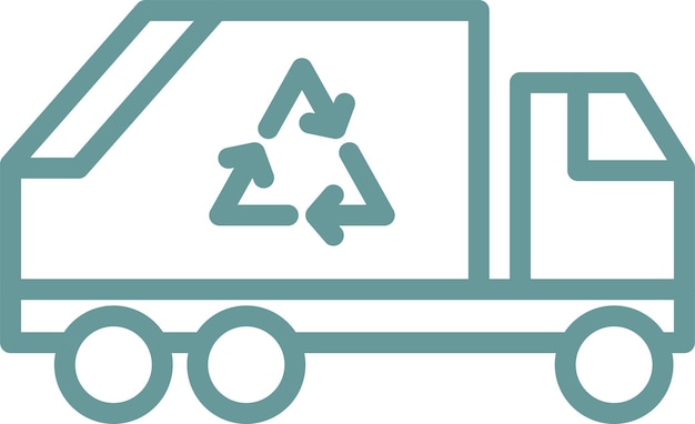 Vectorontwerp Trash Transformer Icon Style