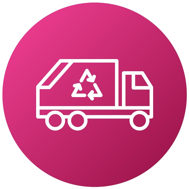 Vector vectorontwerp trash transformer icon style