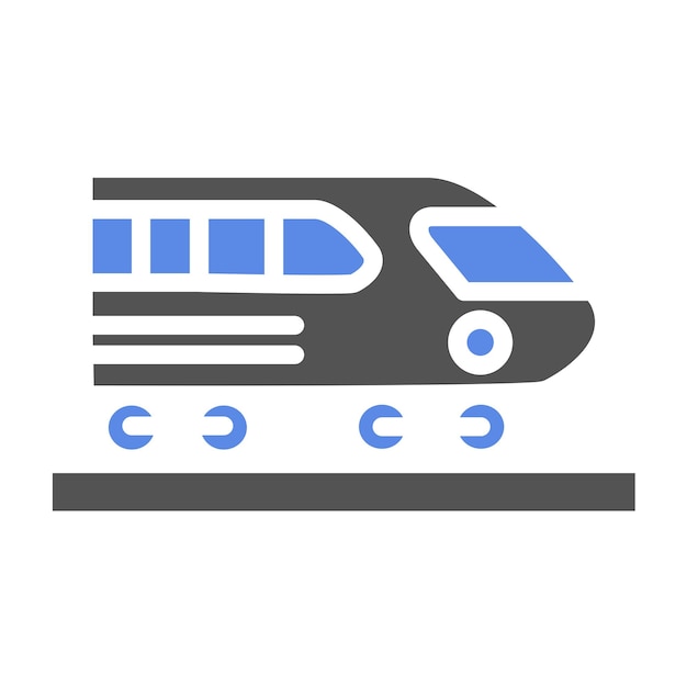 Vectorontwerp Trein Icon Stijl