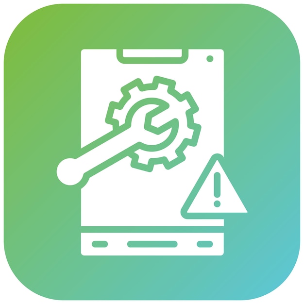 Vectorontwerp Troubleshoot Icon Style