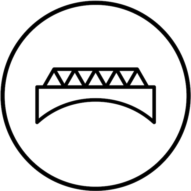 Vector vectorontwerp truss icon style