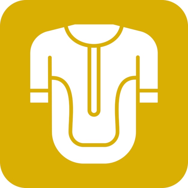 Vectorontwerp Tunic Icon Style
