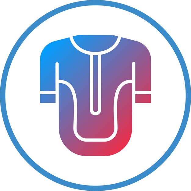 Vectorontwerp Tunic Icon Style