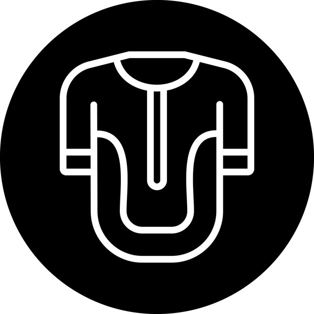 Vectorontwerp Tunic Icon Style
