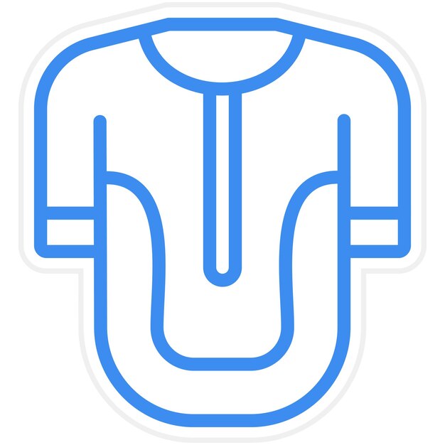 Vectorontwerp Tunic Icon Style