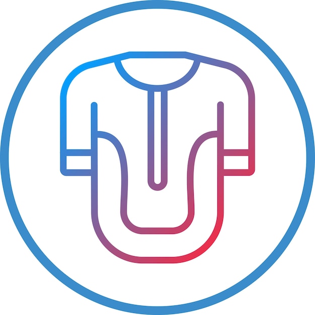 Vectorontwerp Tunic Icon Style