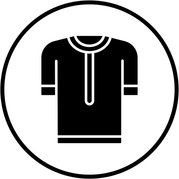 Vectorontwerp Tunic Icon Style