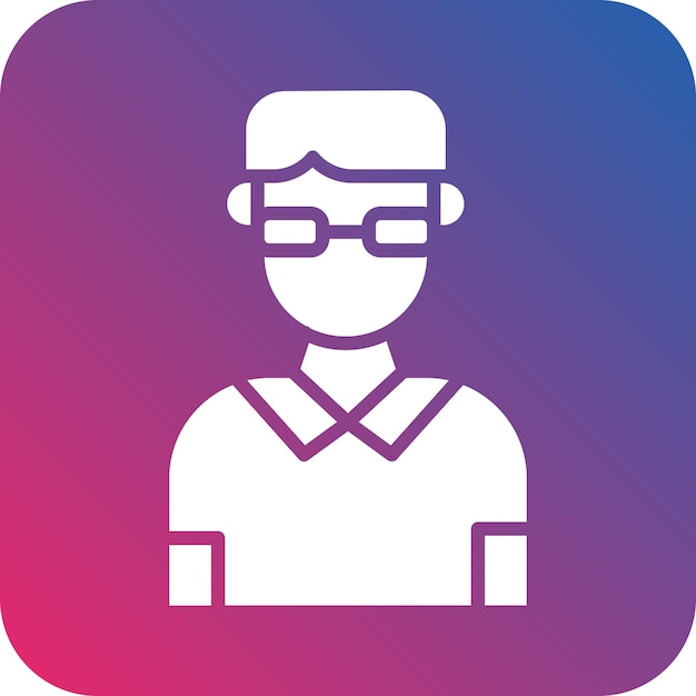 Vectorontwerp Tutor Icon Style