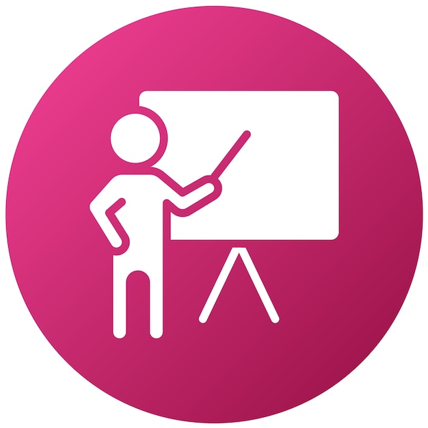 Vectorontwerp Tutor Icon Style