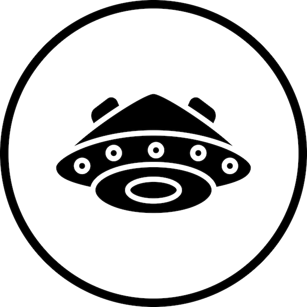 Vectorontwerp UFO Icon Style