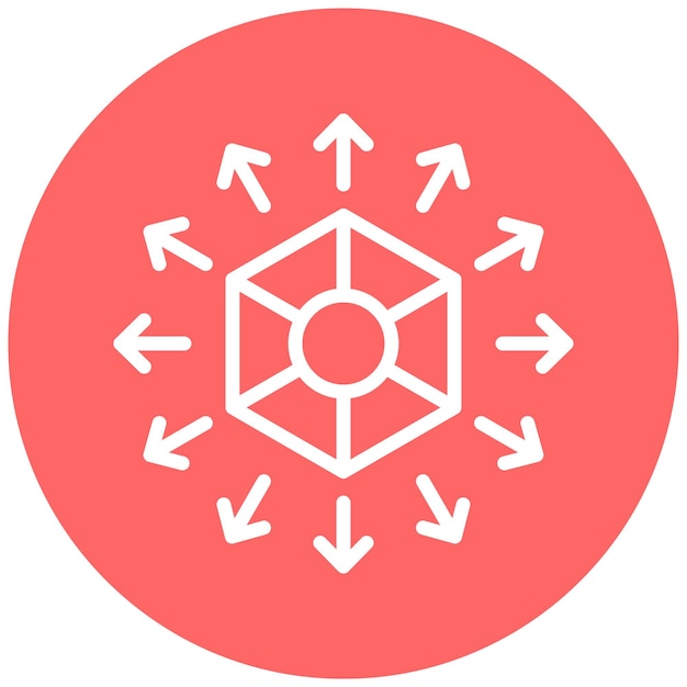 Vectorontwerp Uitbreiding Uitbreiding Icon Stijl