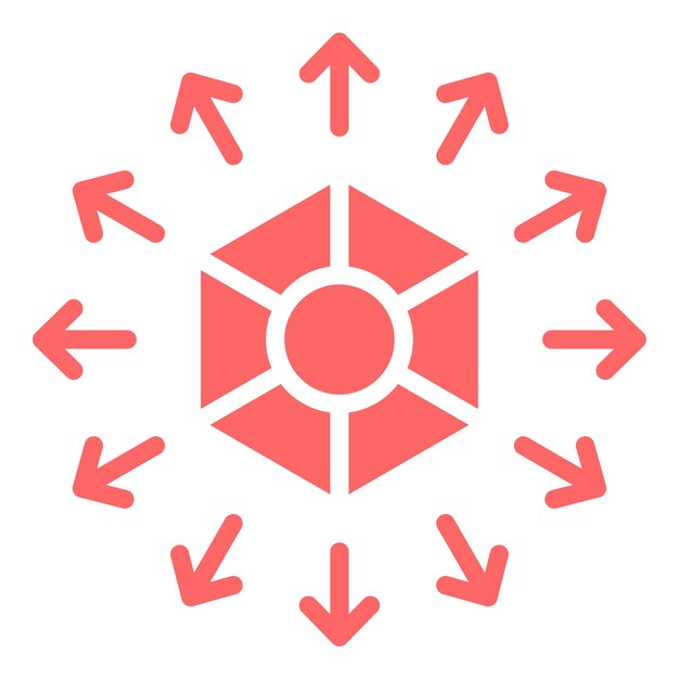 Vectorontwerp Uitbreiding Uitbreiding Icon Stijl