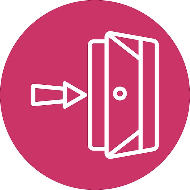 Vectorontwerp uitgangsstrategie Icon Style