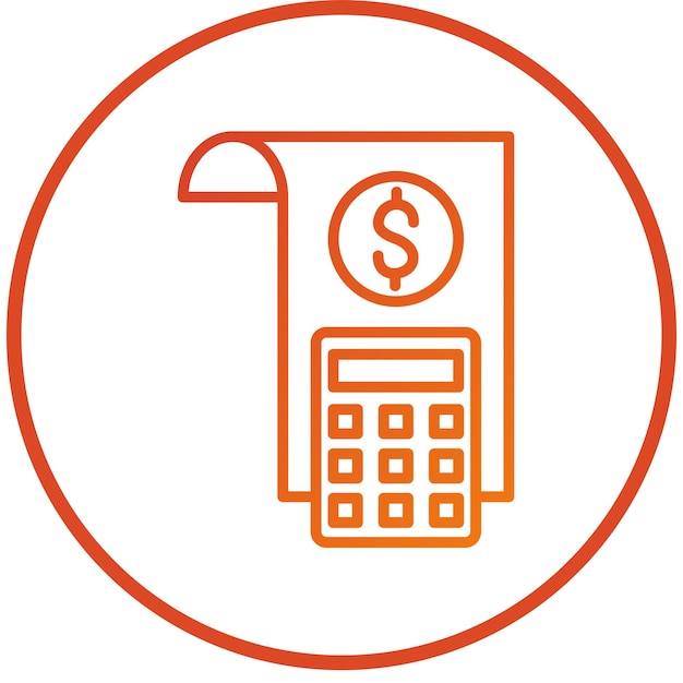 Vectorontwerp Uitgaven Icon Style