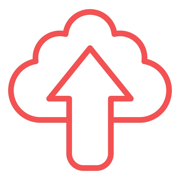 Vectorontwerp Upload Icon Style