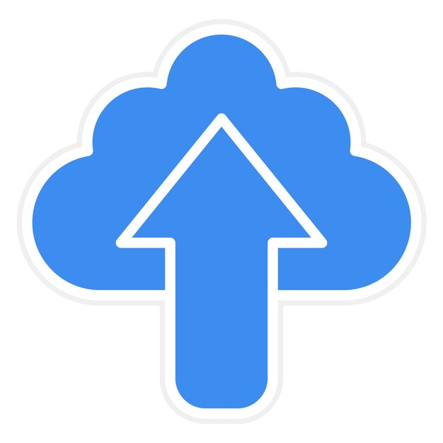 Vectorontwerp Upload Icon Style