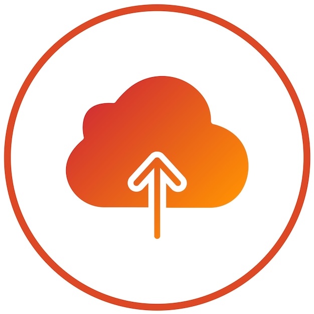 Vectorontwerp Upload Icon Style