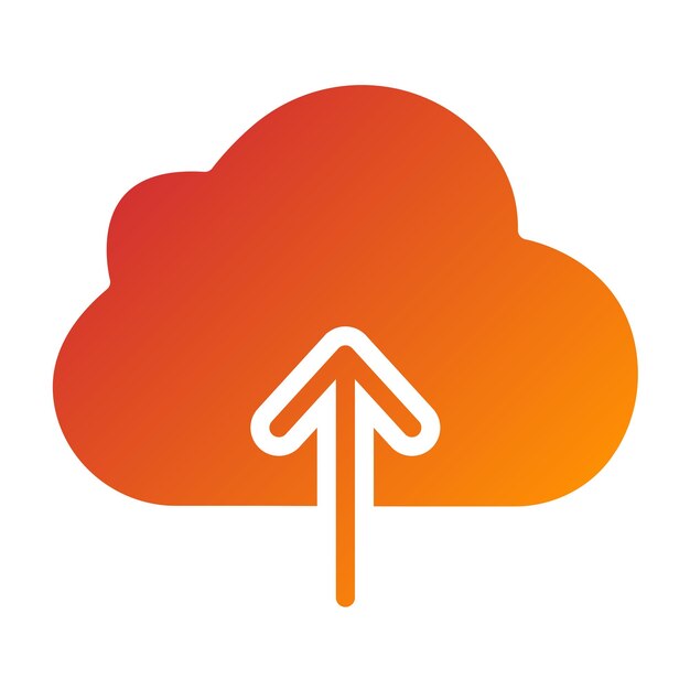 Vectorontwerp Upload Icon Style