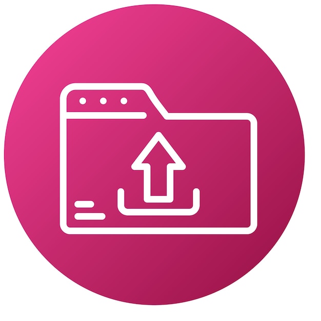 Vectorontwerp Upload Icon Style
