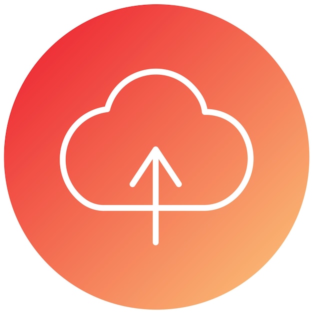 Vectorontwerp Upload Icon Style