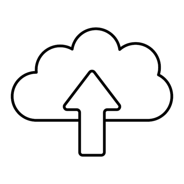 Vectorontwerp Upload Icon Style