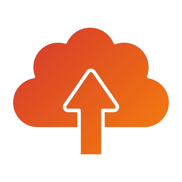 Vectorontwerp Upload Icon Style
