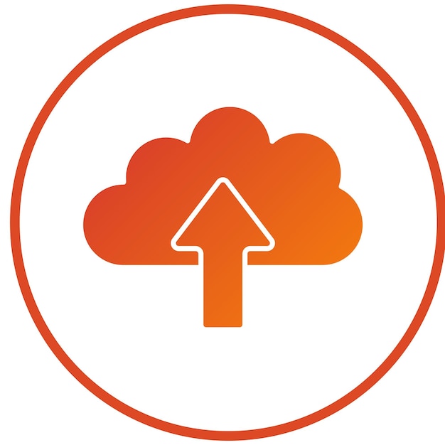 Vectorontwerp Upload Icon Style