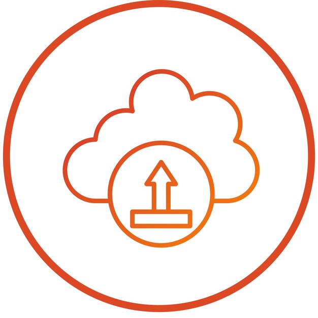 Vectorontwerp Upload Icon Style